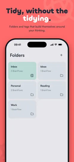 Captura de pantalla de BrainFlow: AI Voice Notes en iPhone 6
