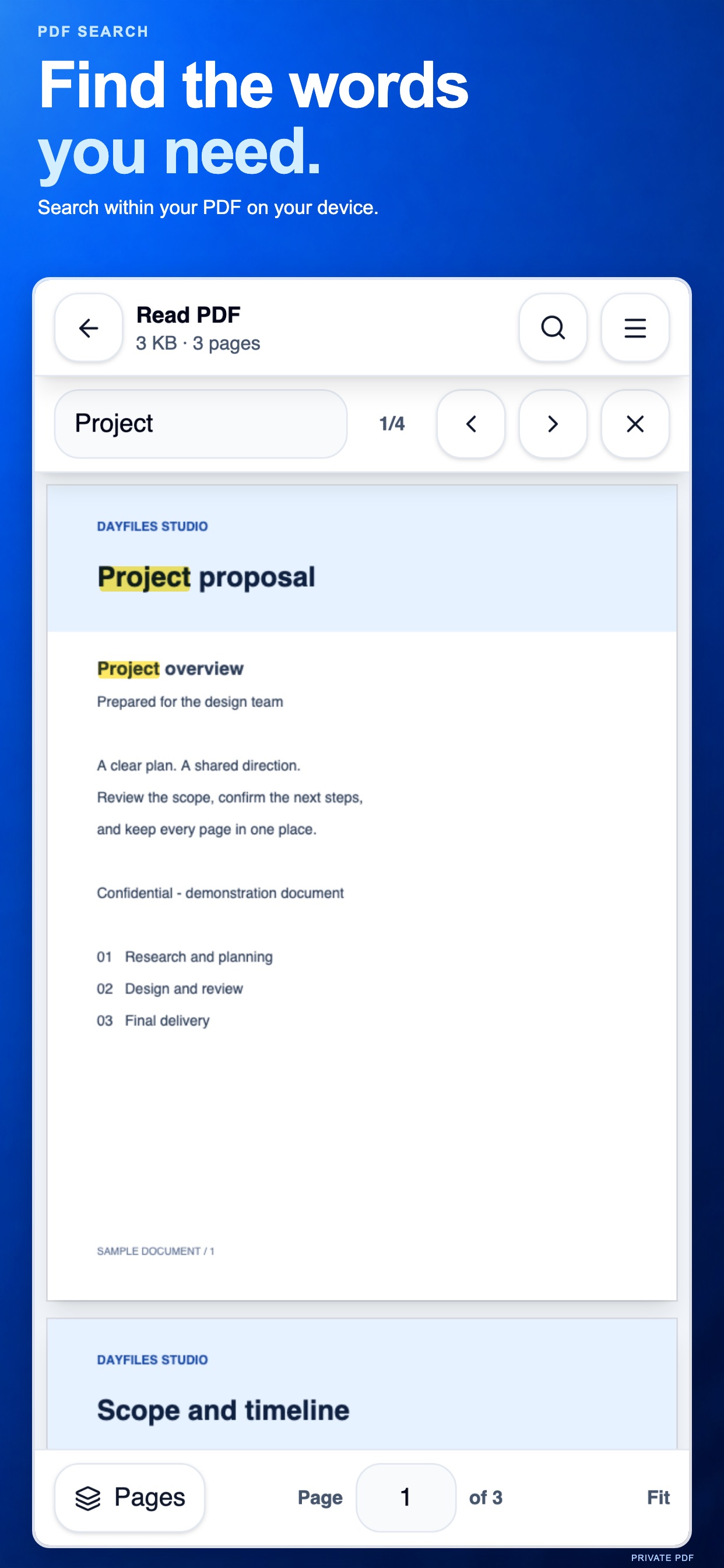 Screenshot 9 of Private PDF: Merge and Split