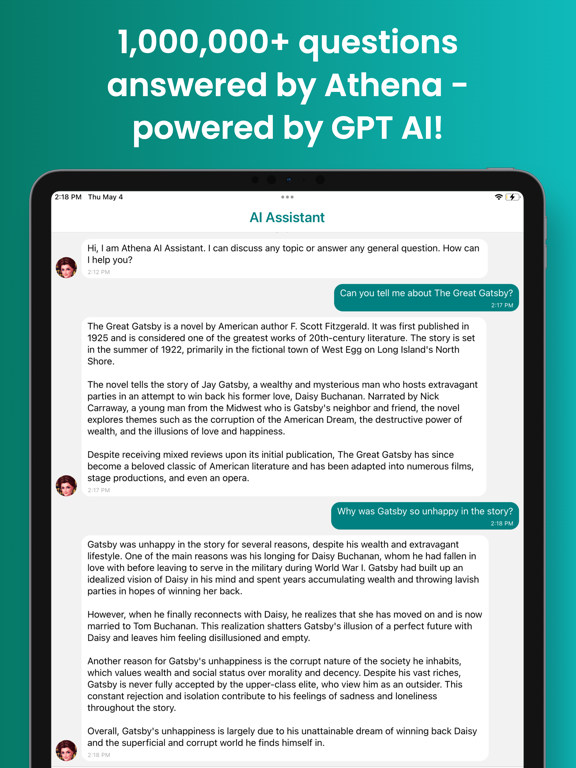 Screenshot #5 pour Athena AI Life Advisor