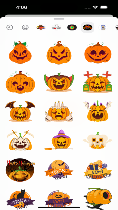 Screenshot #3 pour Haunted Pumpkin Emojis