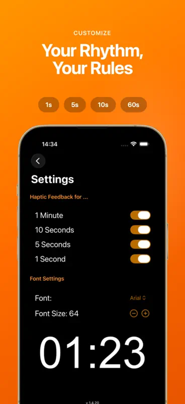 Shush: Silent Haptic Timer screenshot 3 of 4