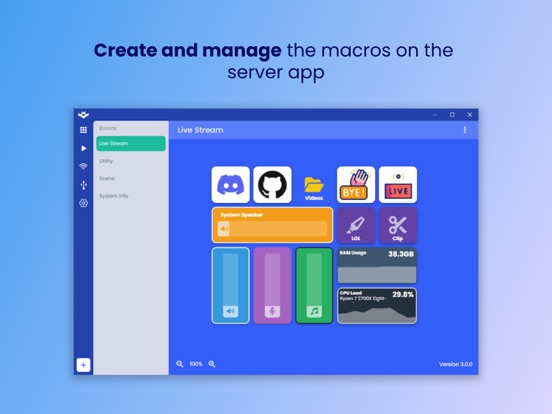 Screenshot #6 pour Deckboard PRO: Macropad for PC