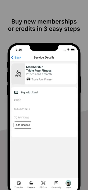 Triple Four Fitness screenshot 2