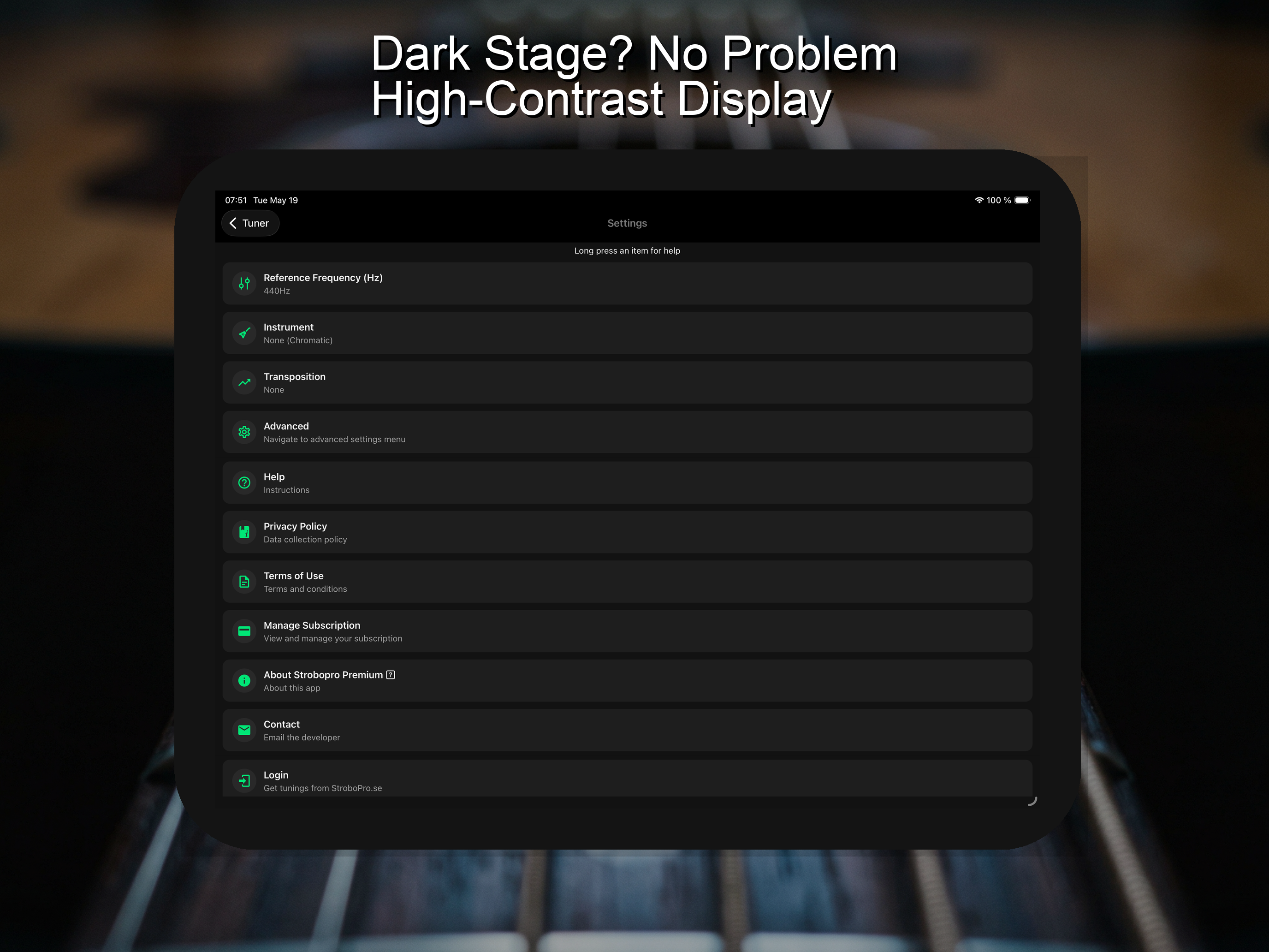 Precise Strobe Tuner:StroboPro screenshot 15
