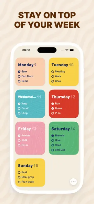Weekly Calendar App screenshot 3
