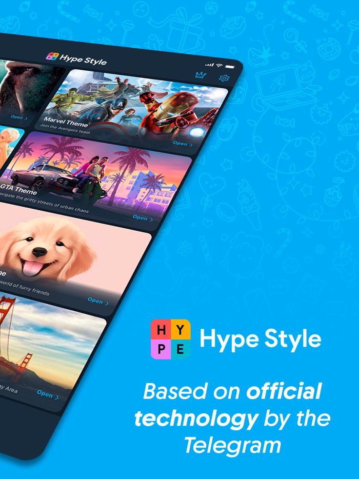 Hype Style for Telegram