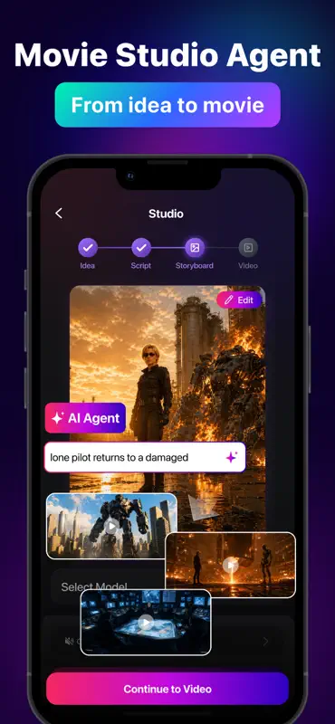 Filmit AI: Cinematic Templates screenshot 3 of 7