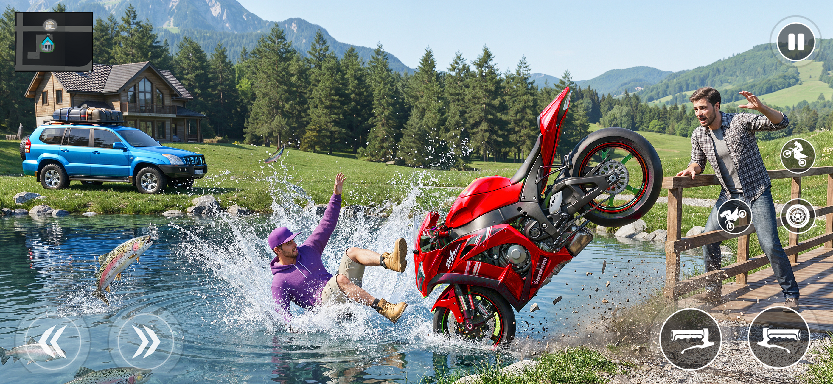 Turbo Moto Rush Legends Game screenshot 6