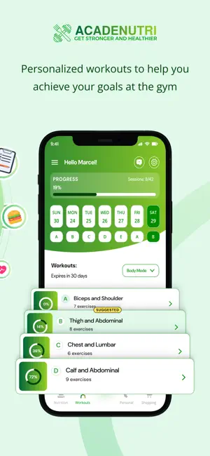Acadenutri screenshot 2