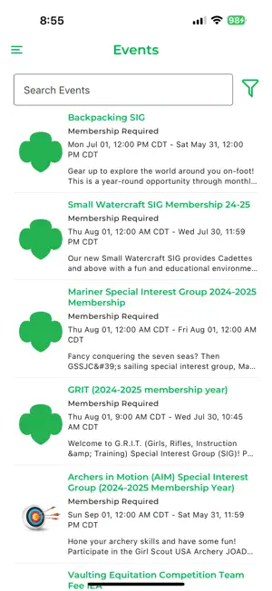GSSJC Volunteer Hub screenshot 3