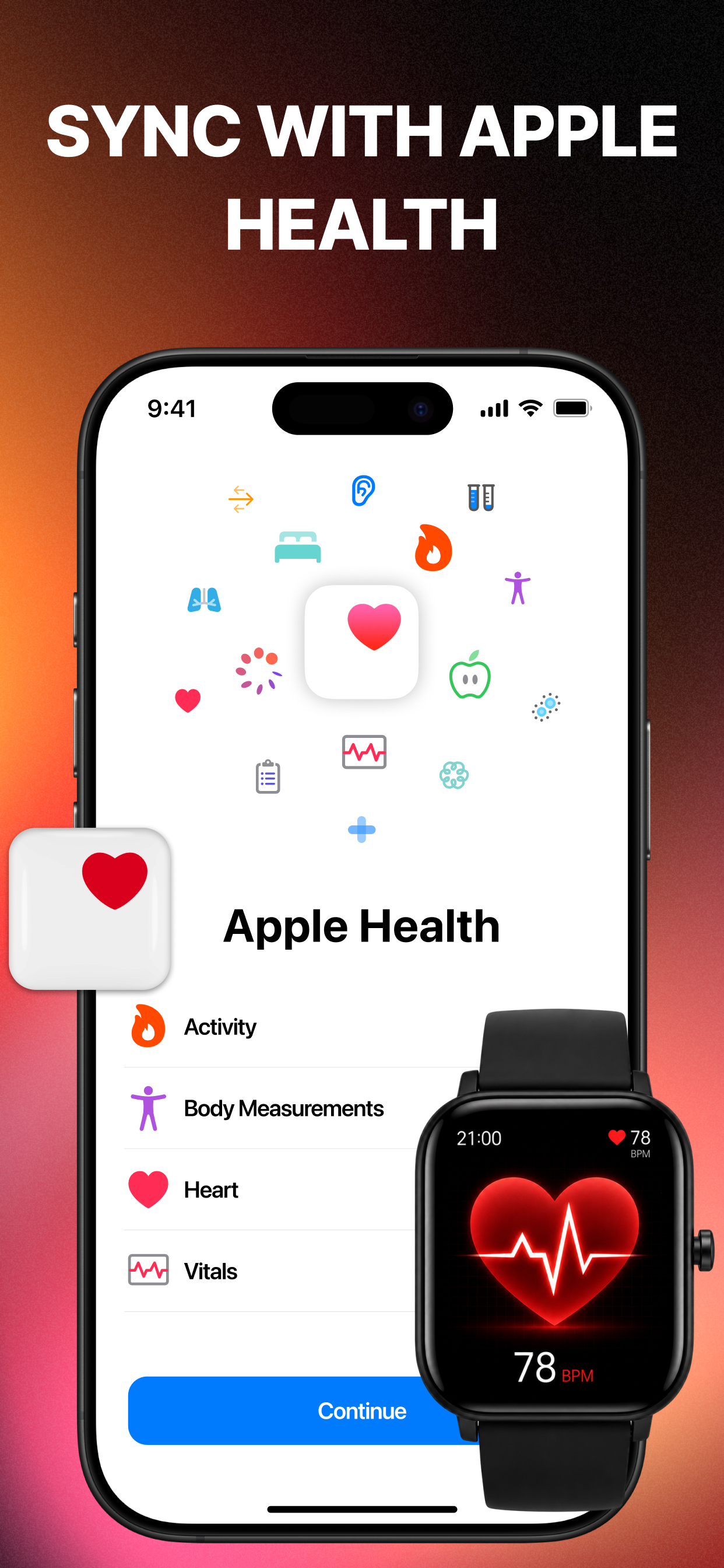 Health & Heart Rate Monitor screenshot 5
