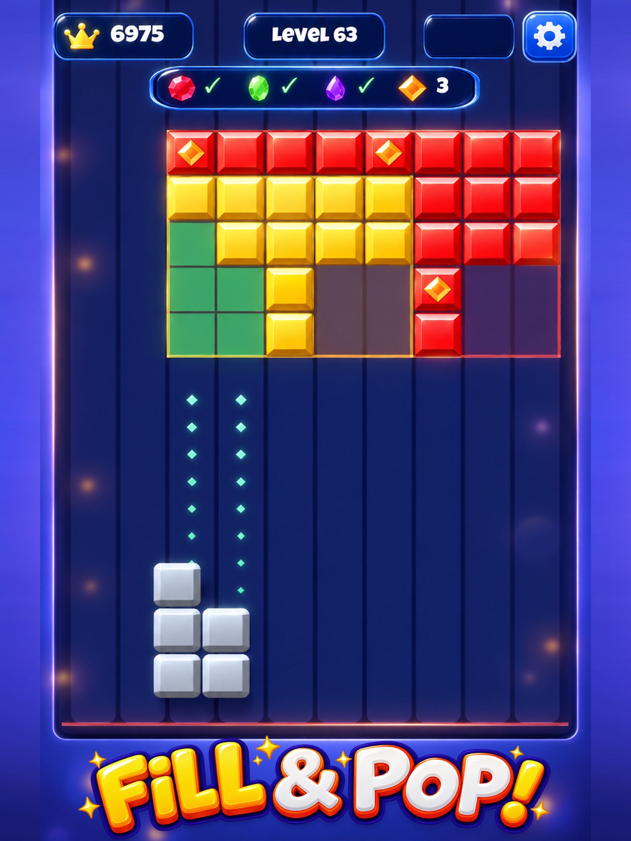 Screenshot 6 of Rect Blast: Fill & Pop