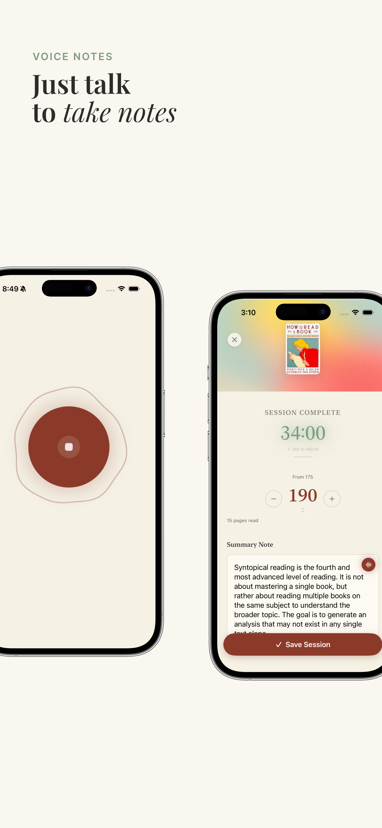Nous: Reading Tracker & Notes screenshot 3