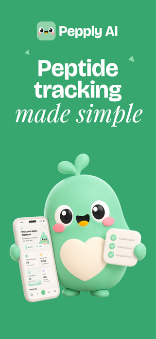 Pepply AI: Peptide Tracker Screenshot 1 of 5