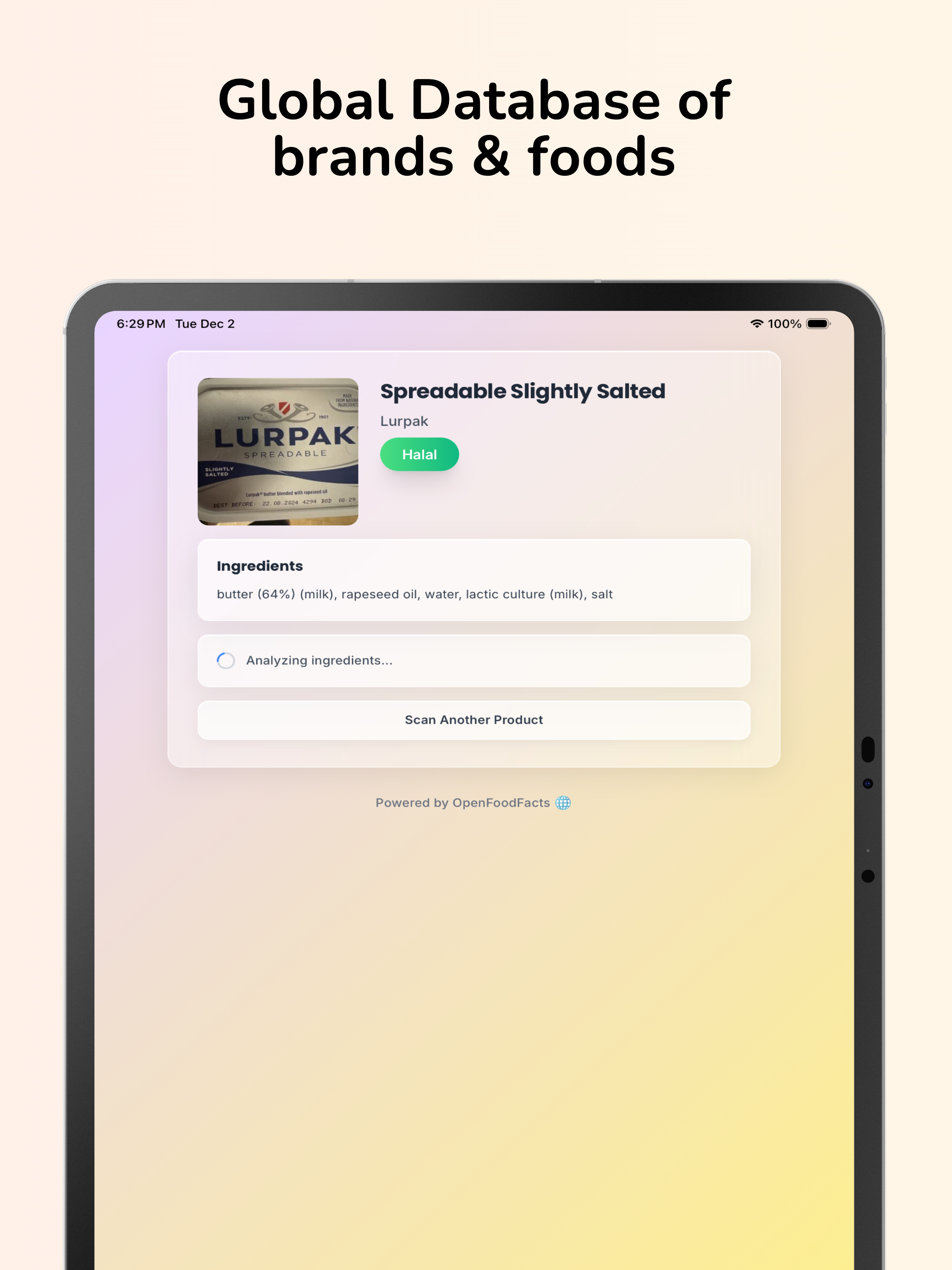 AI Halal Ingredients Checker