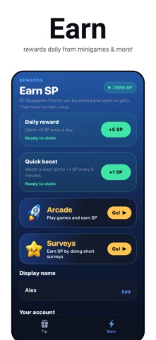 Tiply: Tip Streamers Screenshot 4 of 4