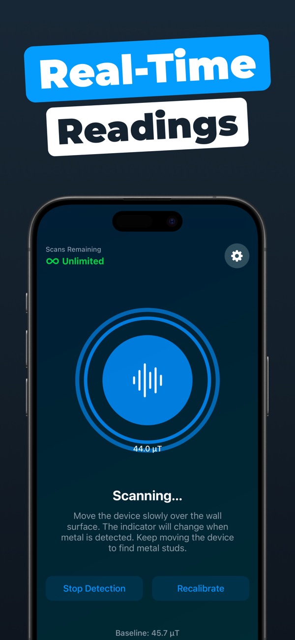 Stud finder - WallX screenshot 4
