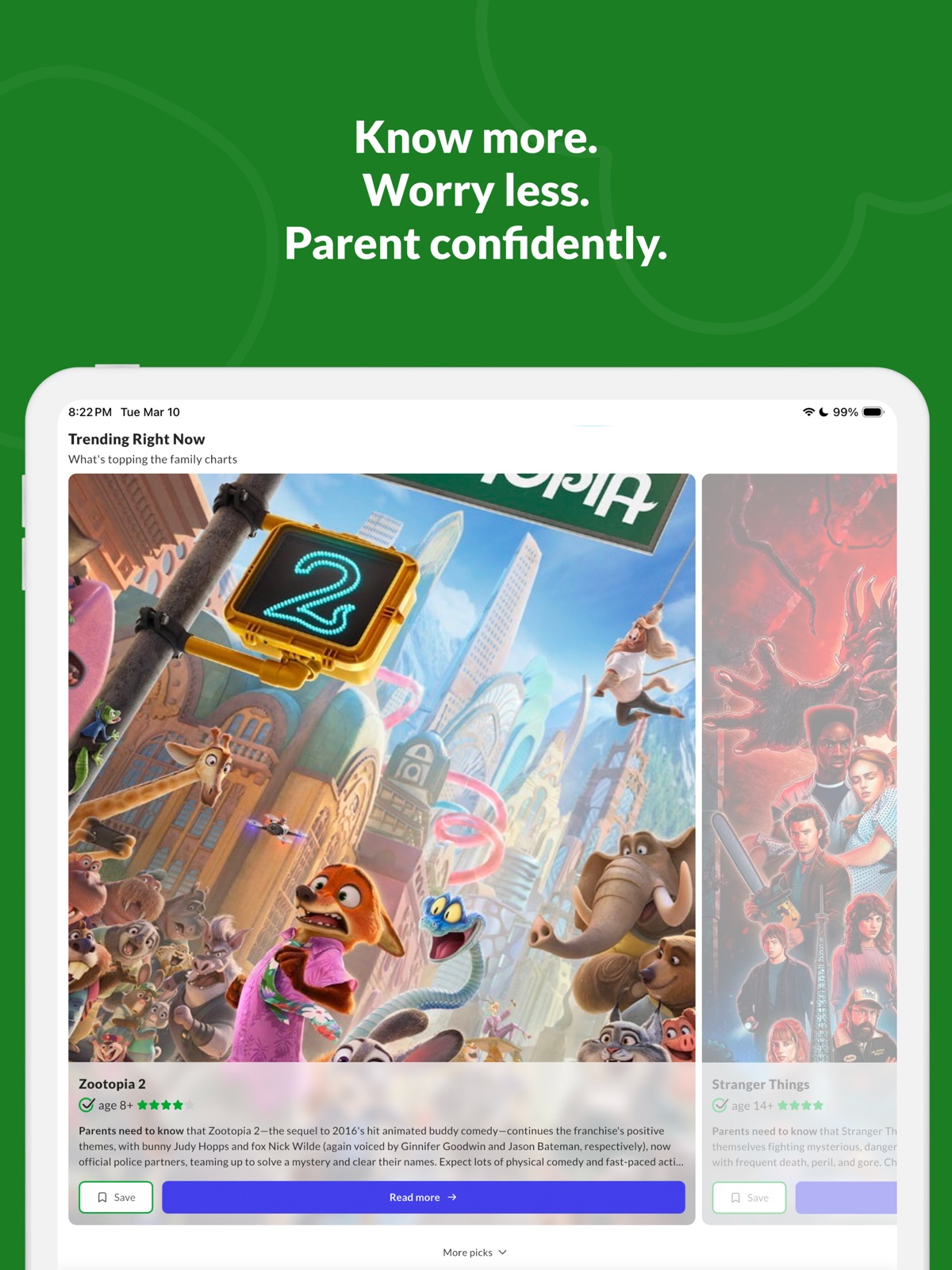 Common Sense Media ipad screenshot 1