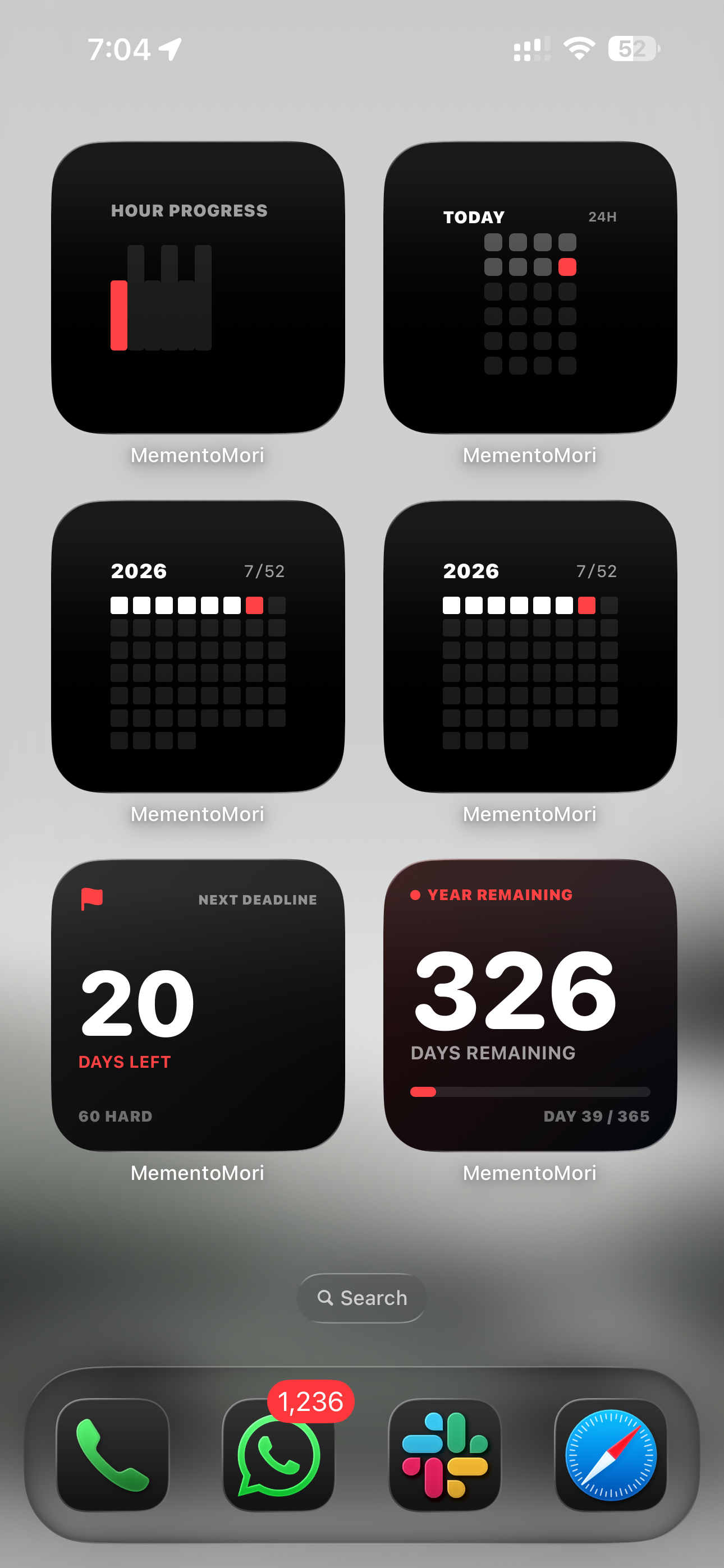 Finite Life : Calendar Widgets screenshot 7