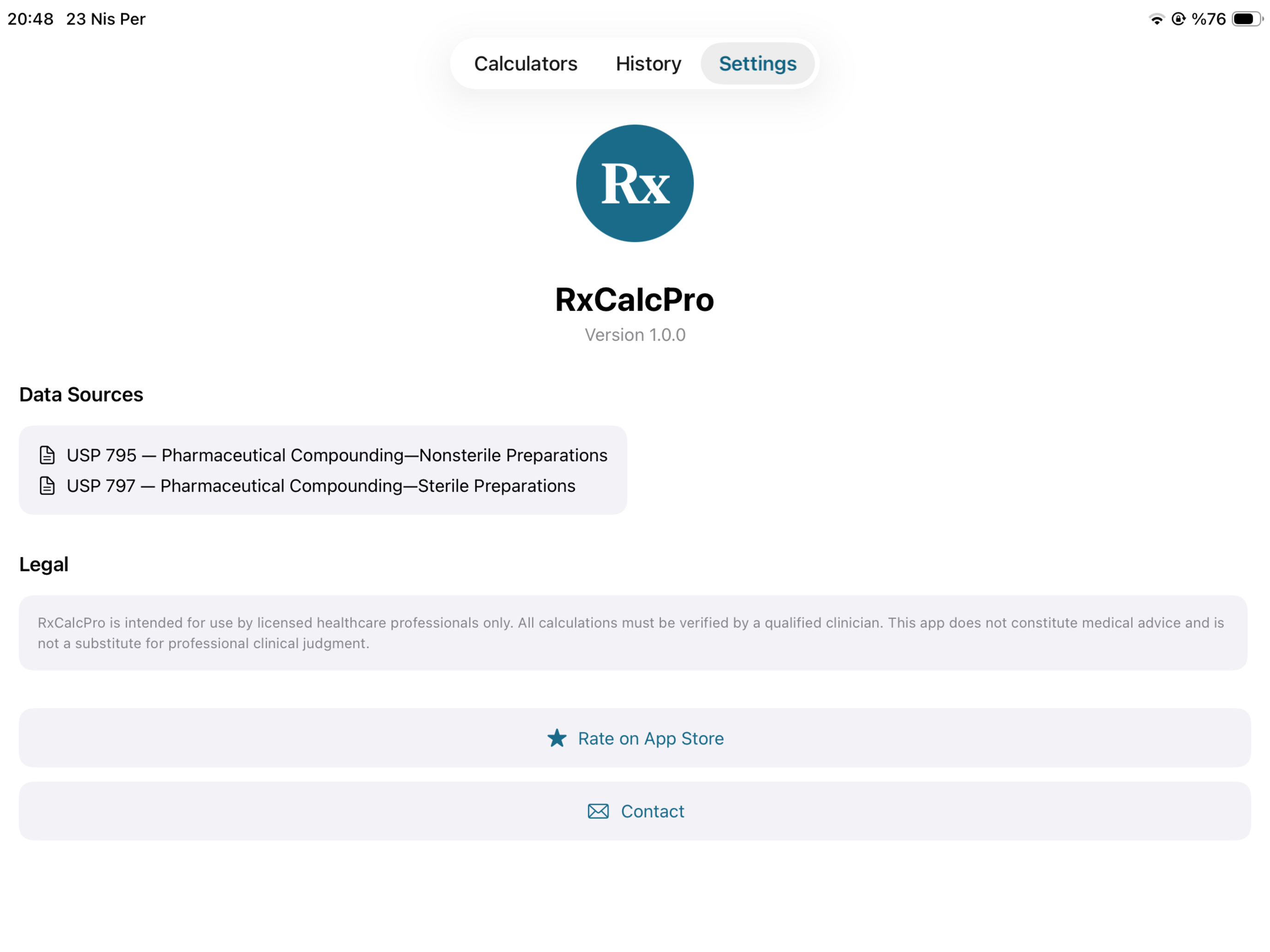 RxCalcPro Clinical Calculator screenshot 7