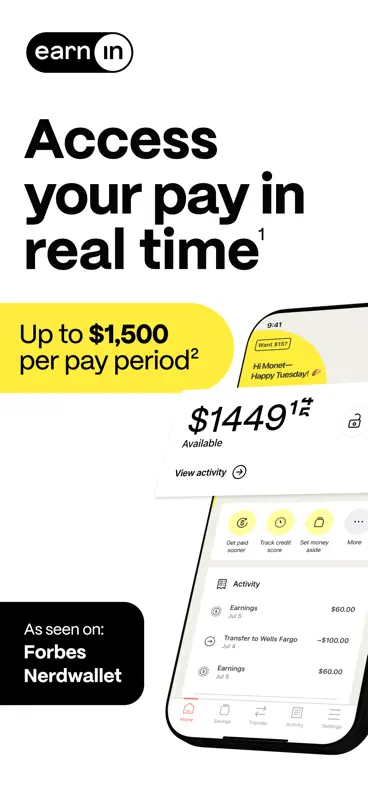EarnIn: Beyond Cash Advance screenshot 1 of 9
