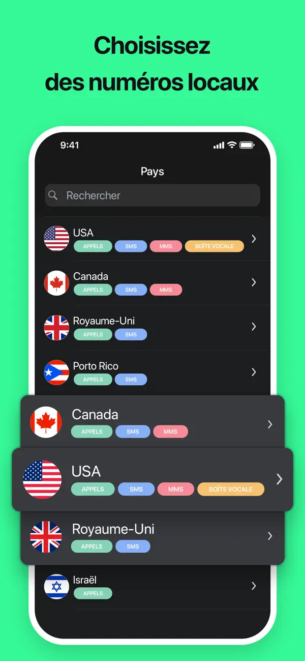 Screenshot #2 pour 2Number・2e Numéro de téléphone