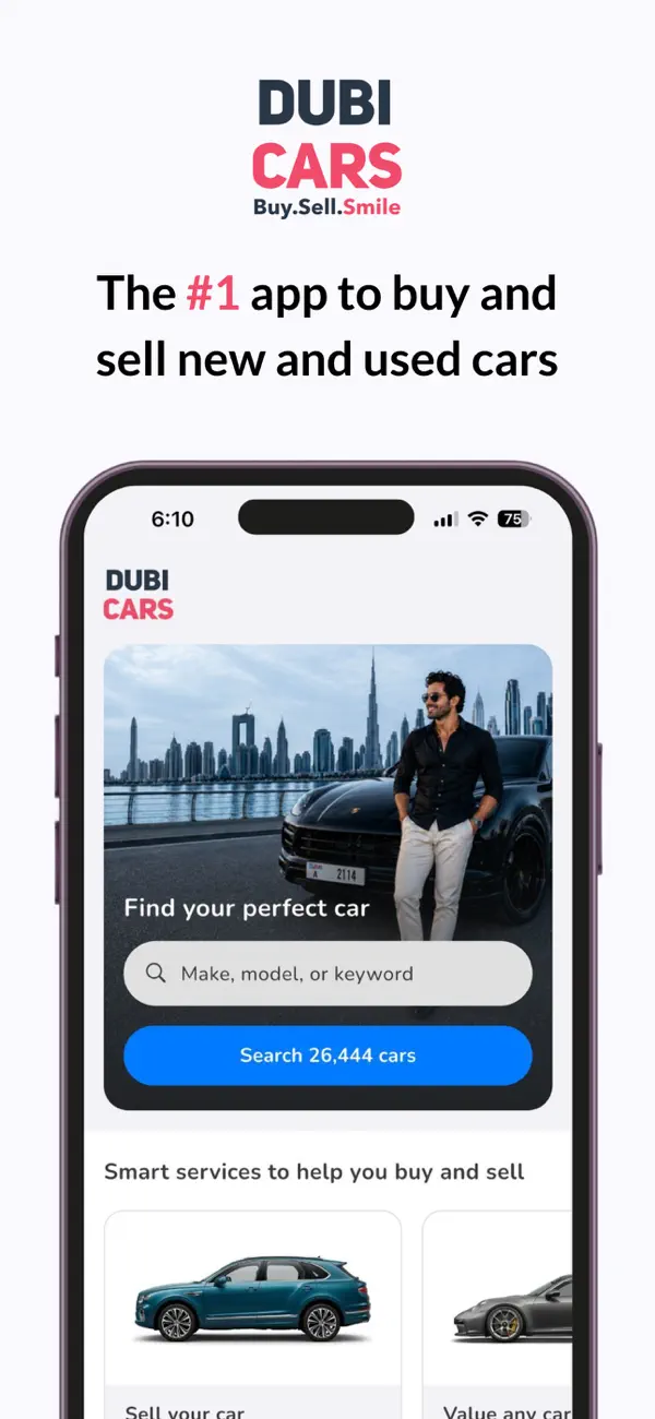 Screenshot #1 pour DubiCars | Used & New Cars UAE