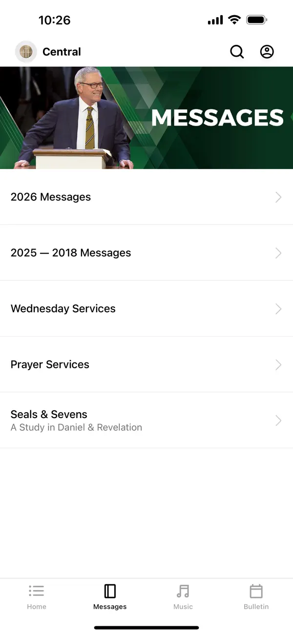 Screenshot #2 pour Central Church of God, NC