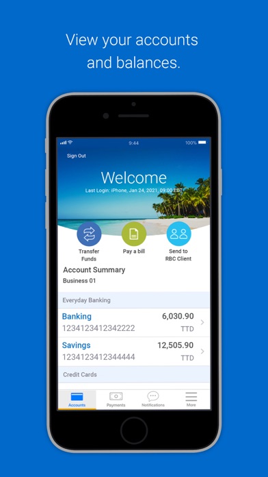 RBC Caribbean Screenshot