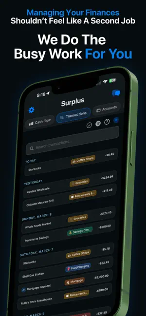 Surplus Budget & Money Tracker screenshot 2
