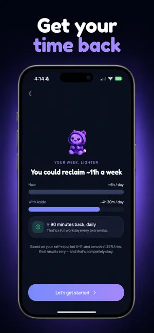 Aside: Screen Time Blocker screenshot 1
