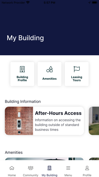 Tenant Xperience Screenshot