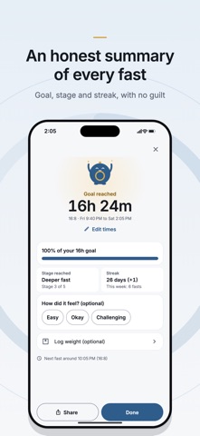 Intermittent Fasting: JustFast Screenshot 4 of 7