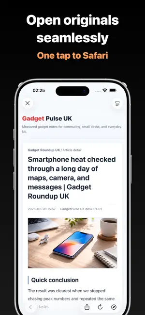 RSS - News & Article Reader iPhone screenshot 4