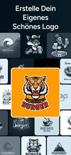 Screenshot von Mark – KI Logo Generator auf dem iPhone 3