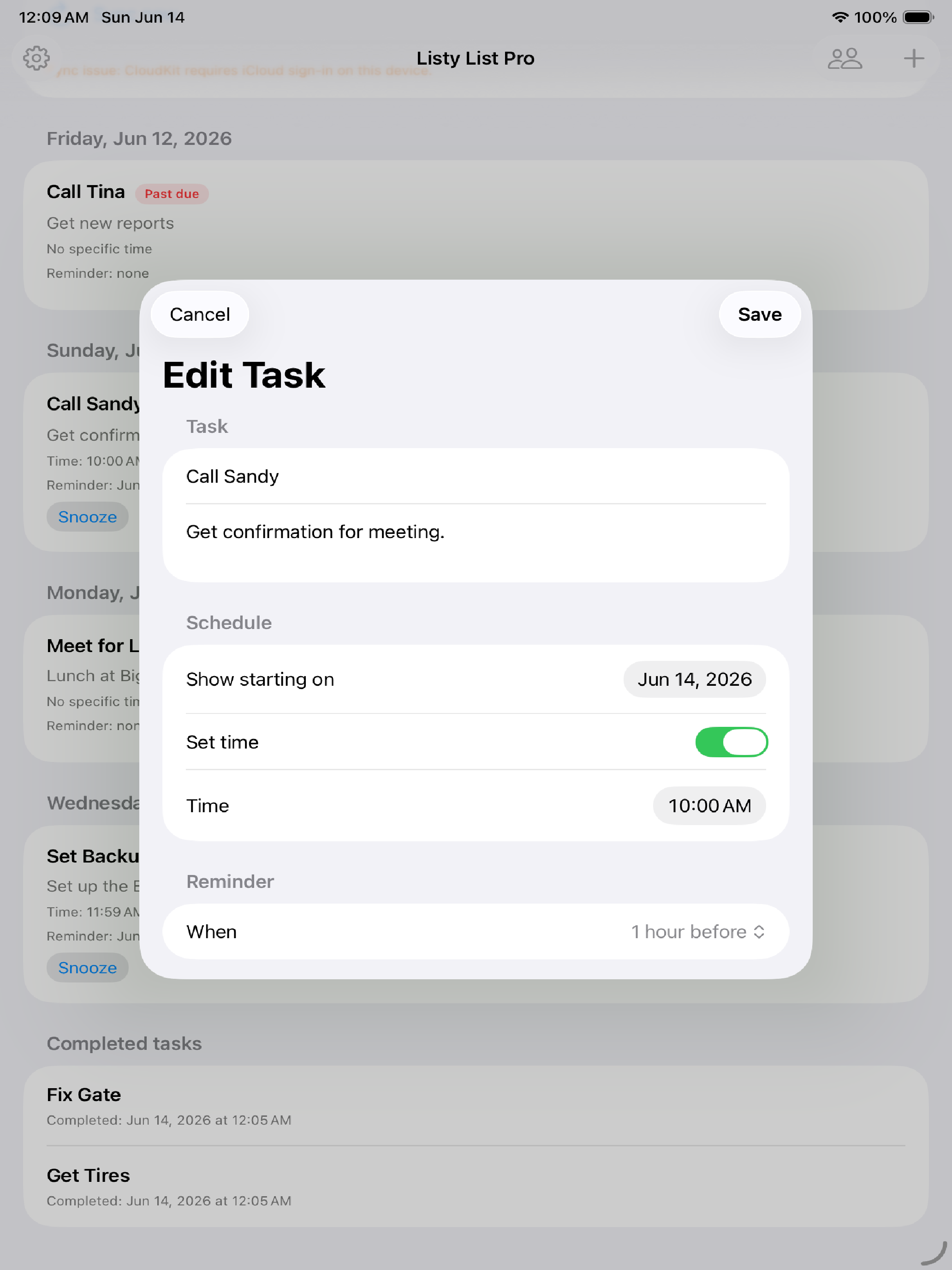 Listy List Pro screenshot 5