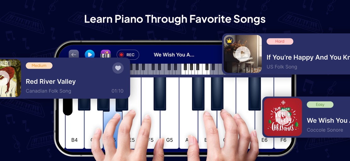 Easy Piano Keyboard - Piano88 screenshot