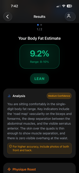 Body Fat Scanner Screenshot 2 of 6