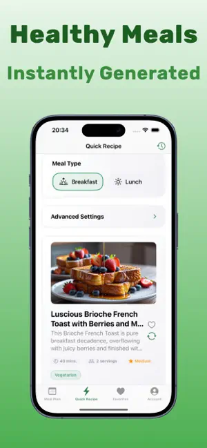 MealMind - AI Recipe Generator screenshot 2