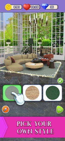 Home Match 3D: Makeover Design iPhone screenshot