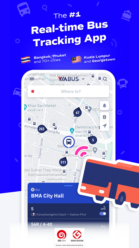 #1. ViaBus (iOS) 由: Intouch Marsvongpragorn