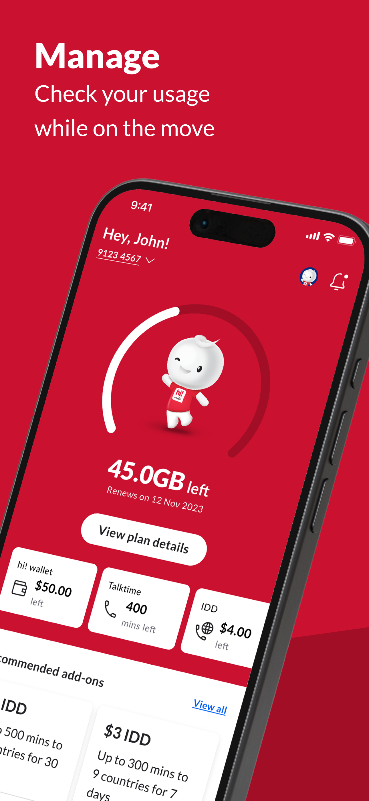 Singtel hi!