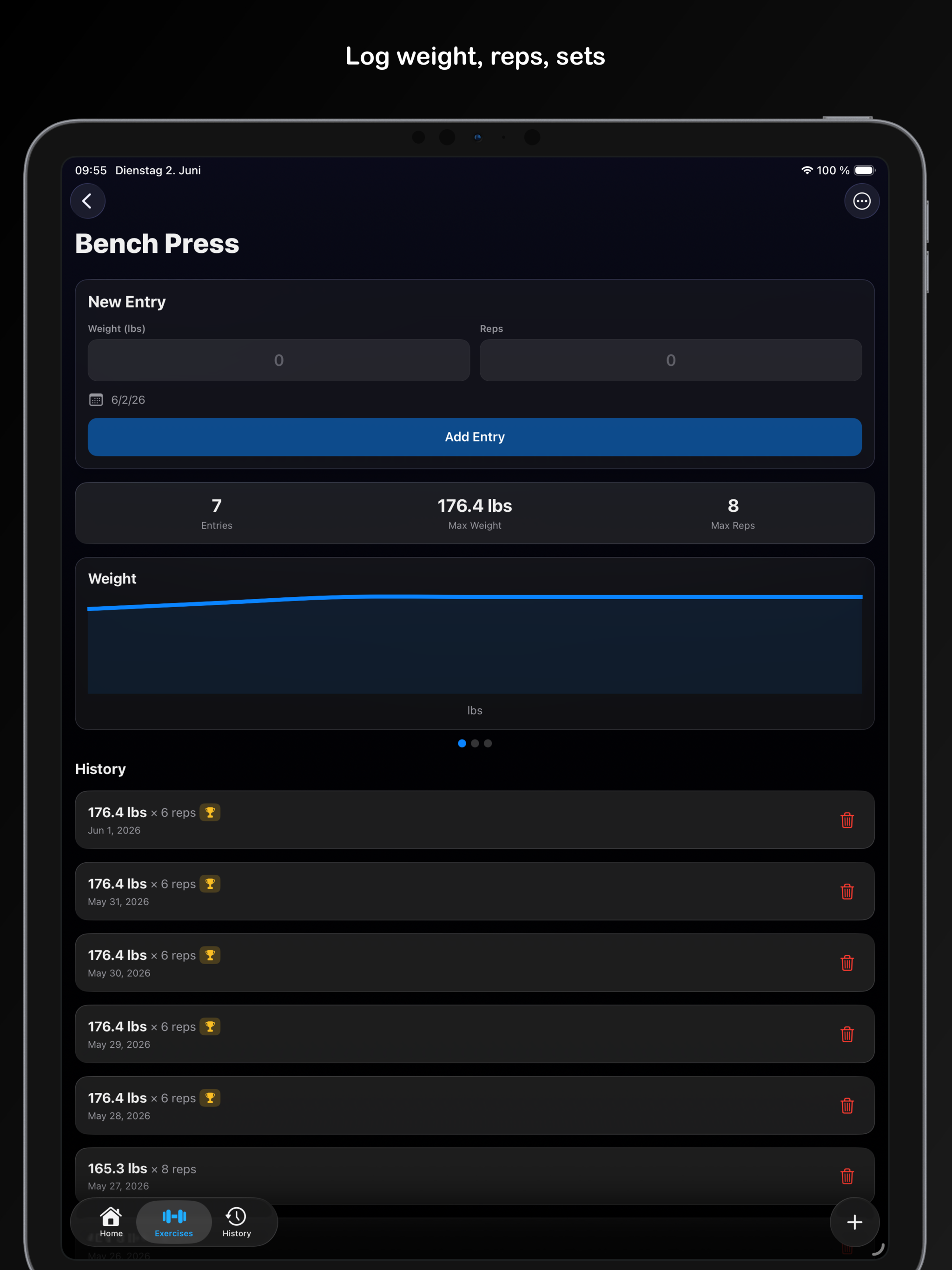 Gymnio - Workout Gym Tracker screenshot 8