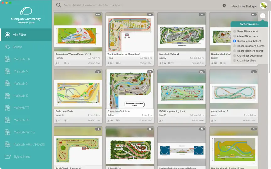 Screenshot von RailModeller Express auf dem iPhone 4