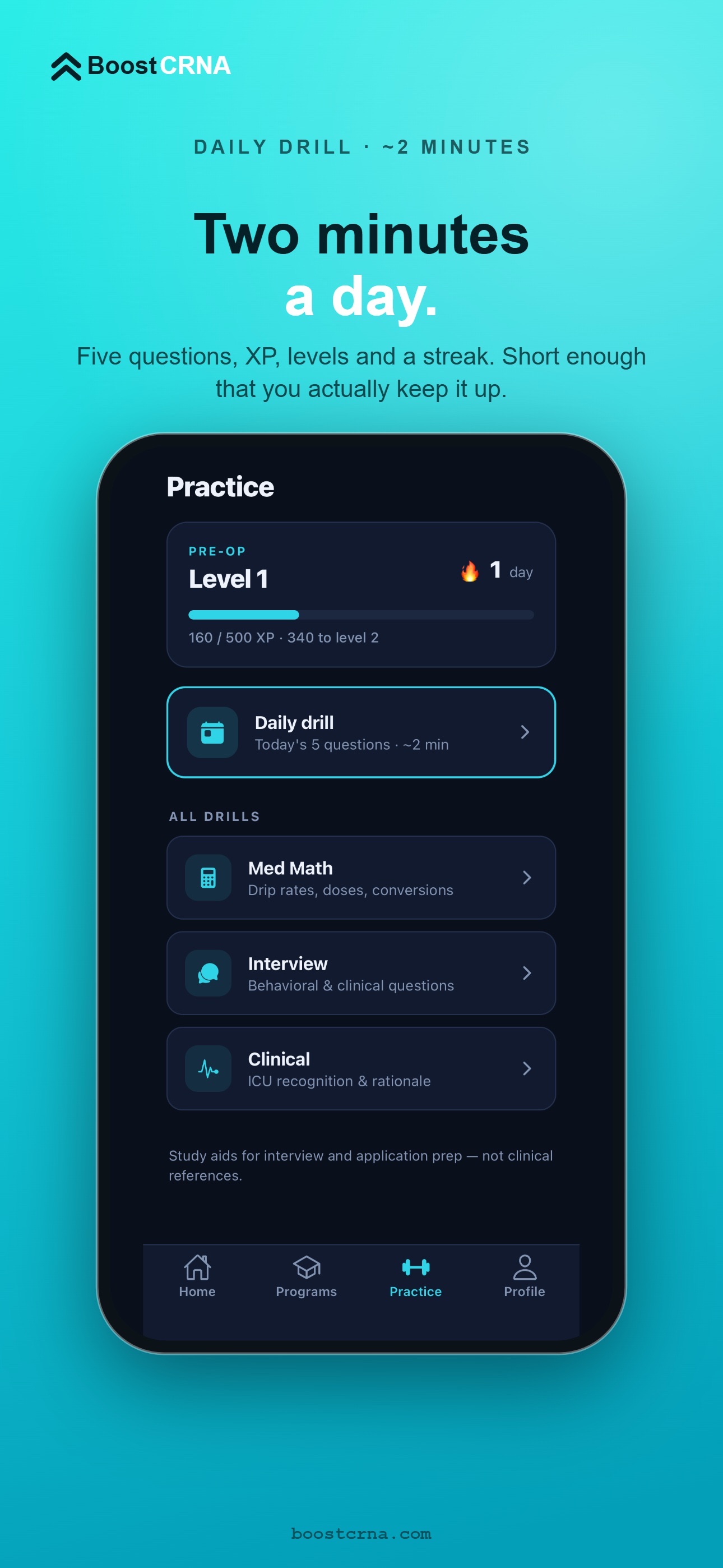 Screenshot 3 of Boost CRNA: CRNA School Prep