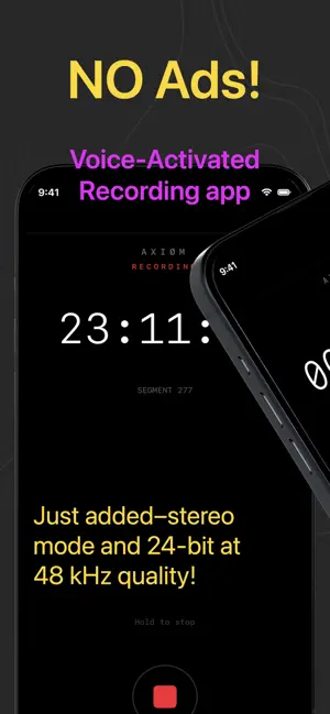 Ø Voice Activated Recorder app screenshot 1