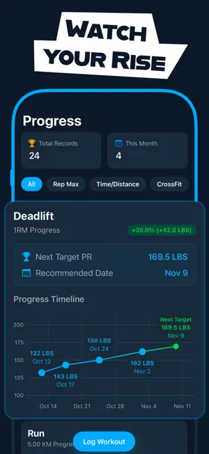 PR Tracker: Gym Workout Logger screenshot 2