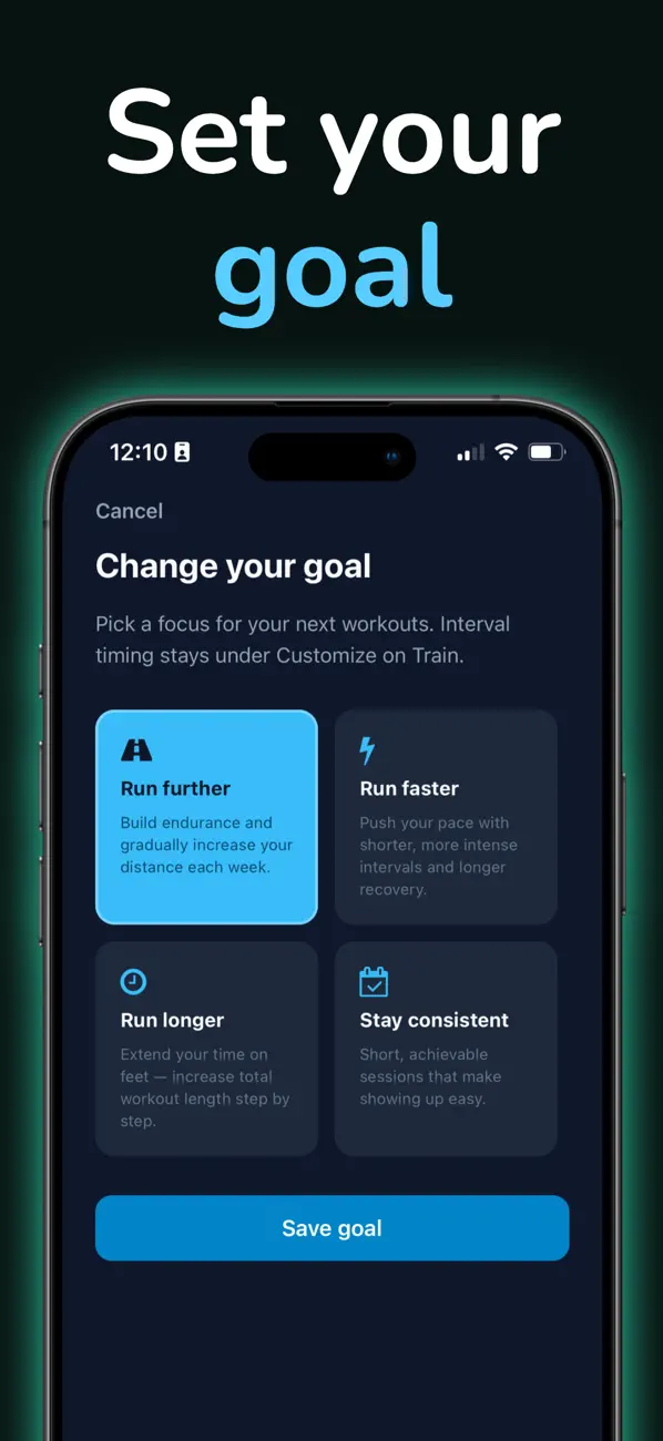 Screenshot #2 pour StrideLadder: Interval Running