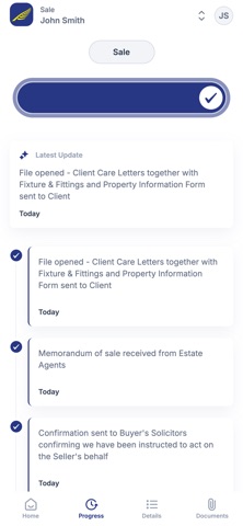 Seatons Solicitors screenshot