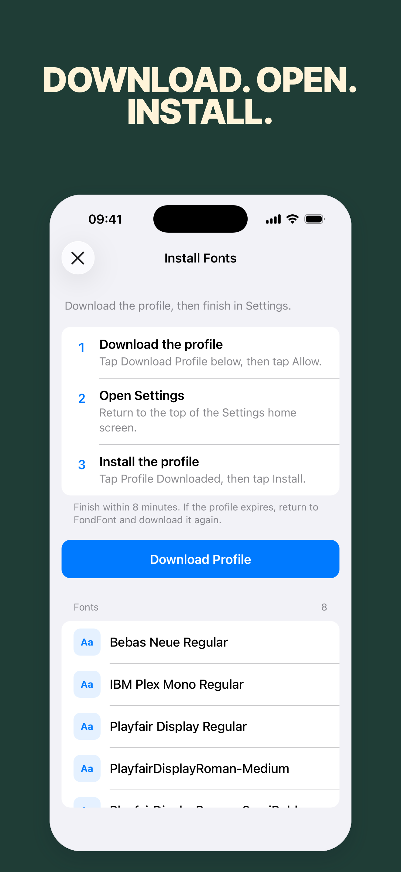 FondFont · System Font Setup screenshot 6
